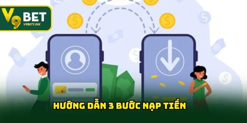 Hướng dẫn 3 bước nạp tiền