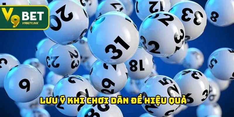 Lưu ý khi chơi dàn đề hiệu quả