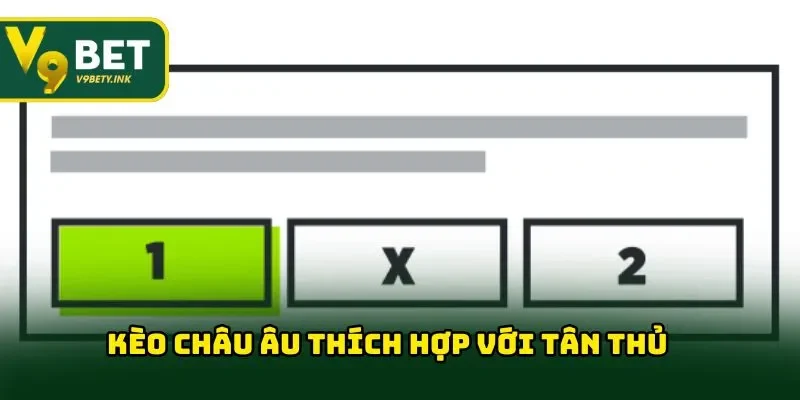 Kèo châu Âu thích hợp với tân thủ